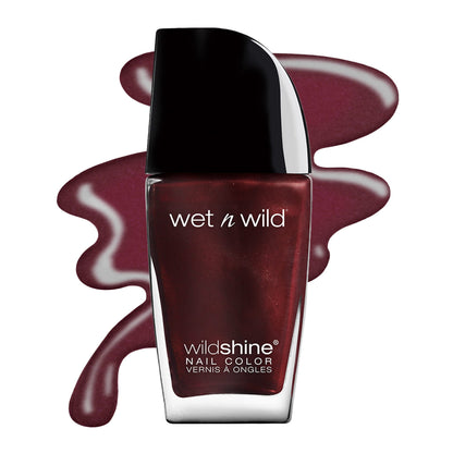 wet n wild Wild Shine Nail Polish, Teal Blue Be More Pacific, Nail Color