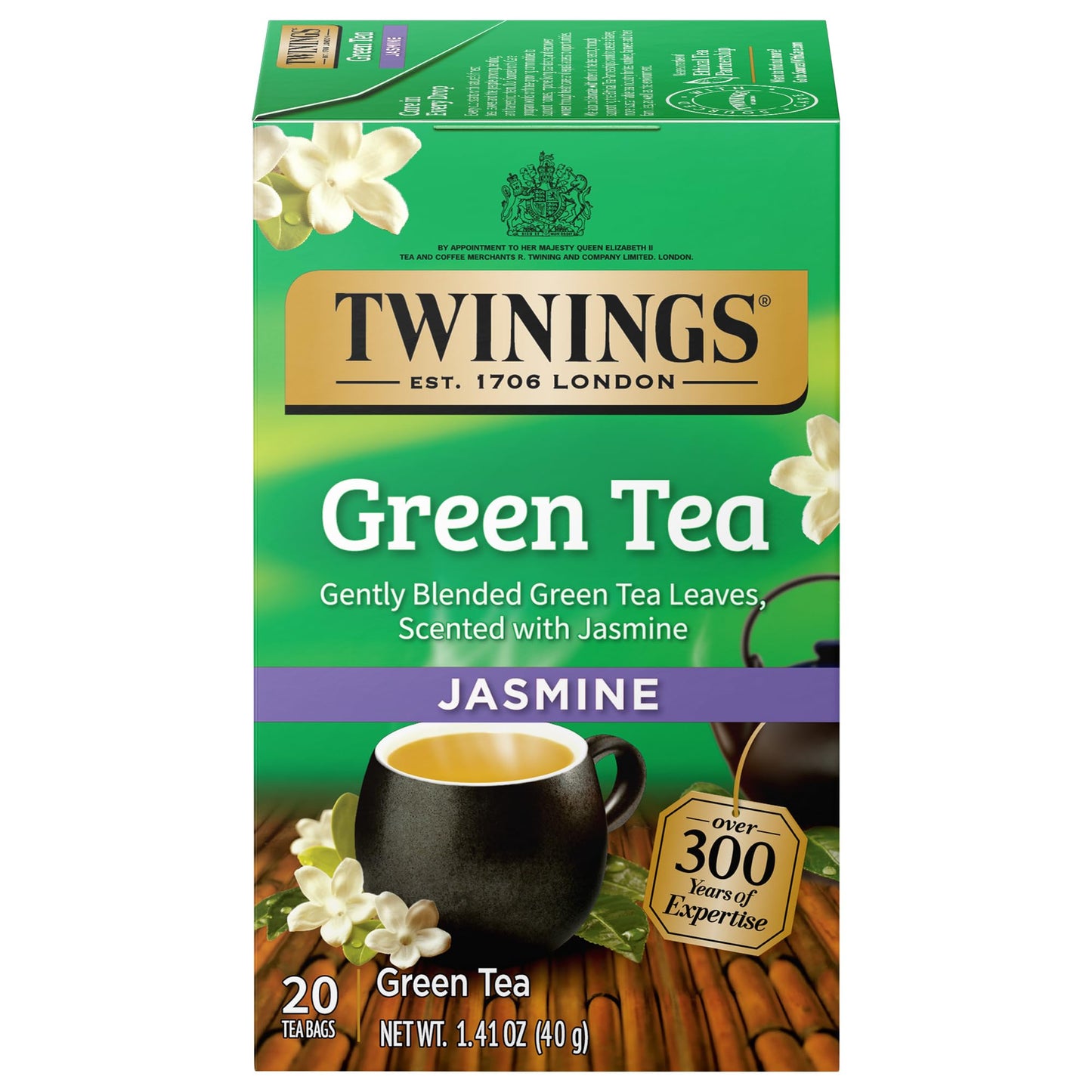 Twinings English Breakfast Black Tea, 100 Individually Wrapped Tea Bags, Smooth, Flavourful, Robust, Caffeinated, Enjoy Hot or Iced