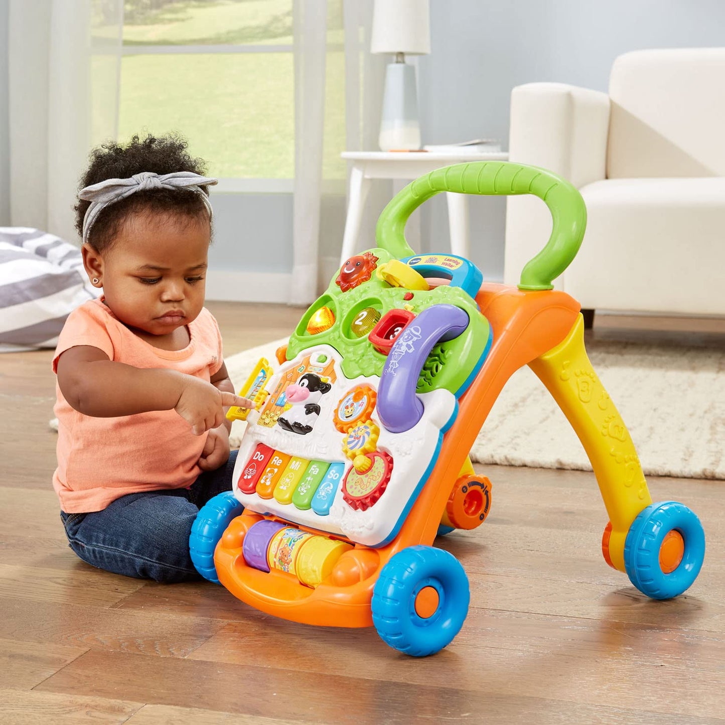 VTech Sit-To-Stand Learning Walker (Frustration Free Packaging), Blue