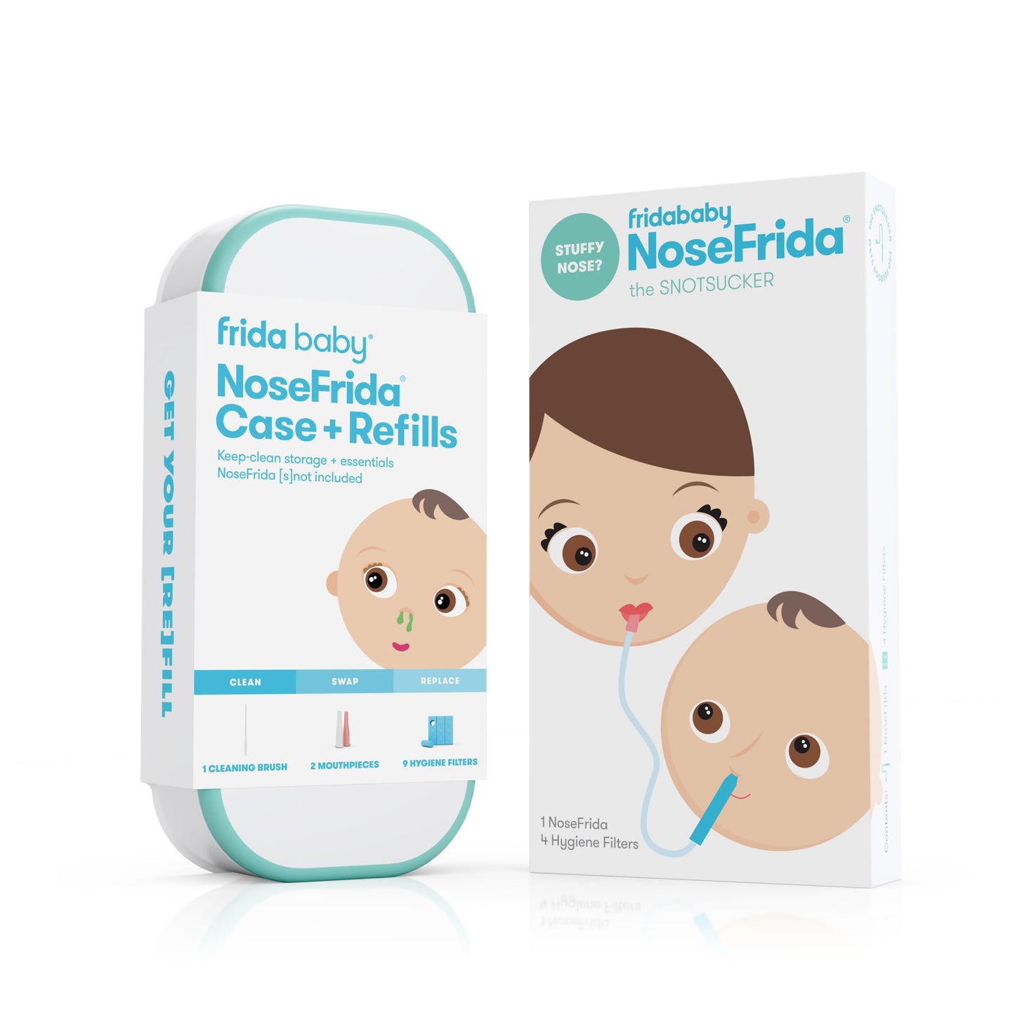 Frida Baby NoseFrida SnotSucker Nasal Aspirator for Baby, Baby Nose Sucker