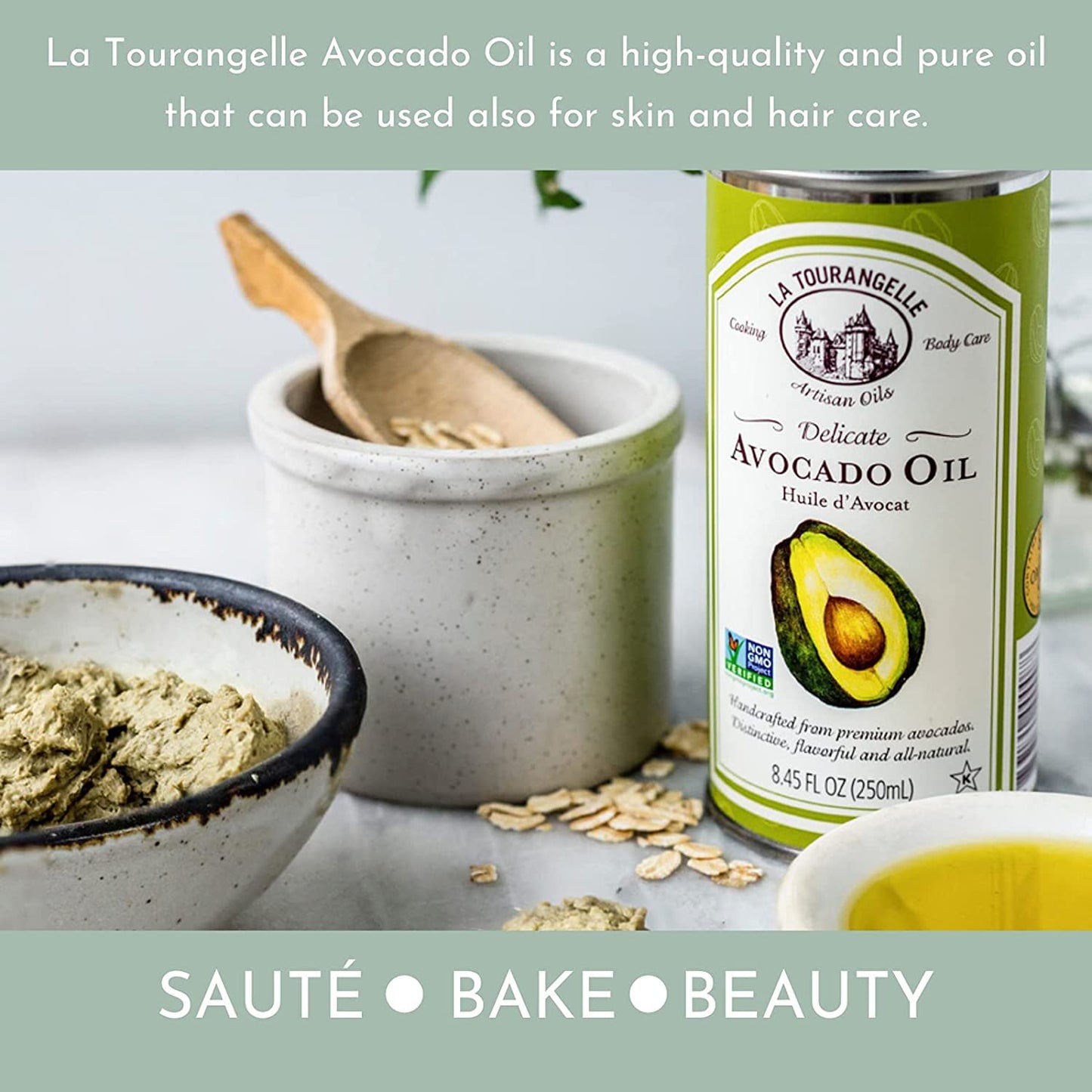 La Tourangelle, Toasted Sesame Oil, Great for Cooking, Add to Noodles, Stir-Fry, Vegetables, Vinaigrettes, and Marinades, 16.9 Fl Oz