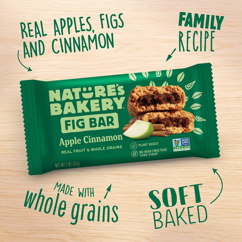 Nature's Bakery Fig Bar, Apple Cinnamon, 2 oz