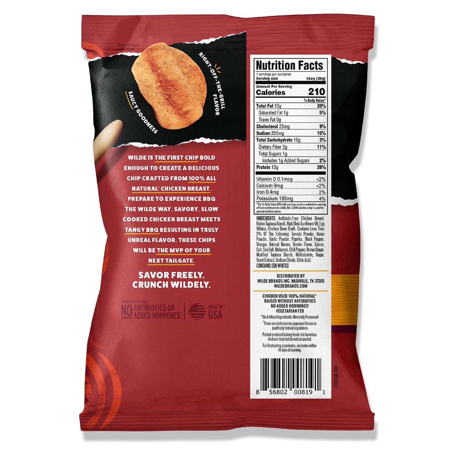 WILDE Spicy Protein Chips Variety Pack, Buffalo, Spicy Queso, Nashville Hot, Thin and Crispy, Protein Snack, Keto Chips, Made with Real Ingredients, 1.34oz Bags (Pack of 12)…