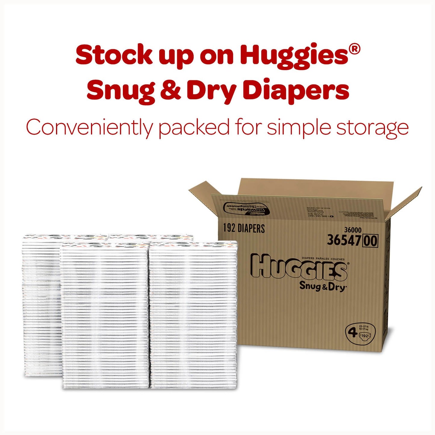 Huggies Size 2 Diapers, Snug & Dry Baby Diapers, Size 2 (12-18 lbs), 100 Count, Packaging May Vary