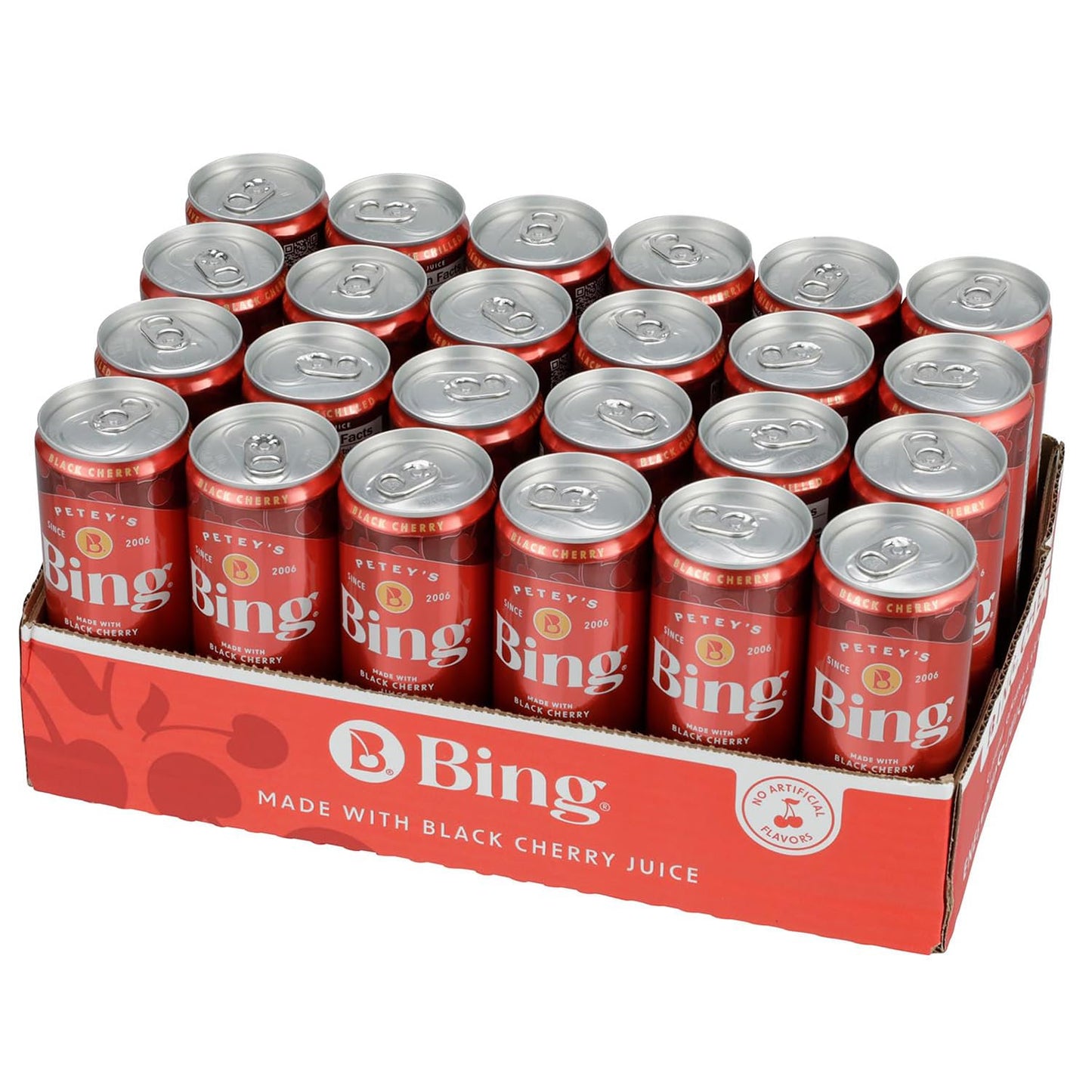 Bing Beverage Company Bing Black Cherry, 12- Fl. Oz (Pack of 24)