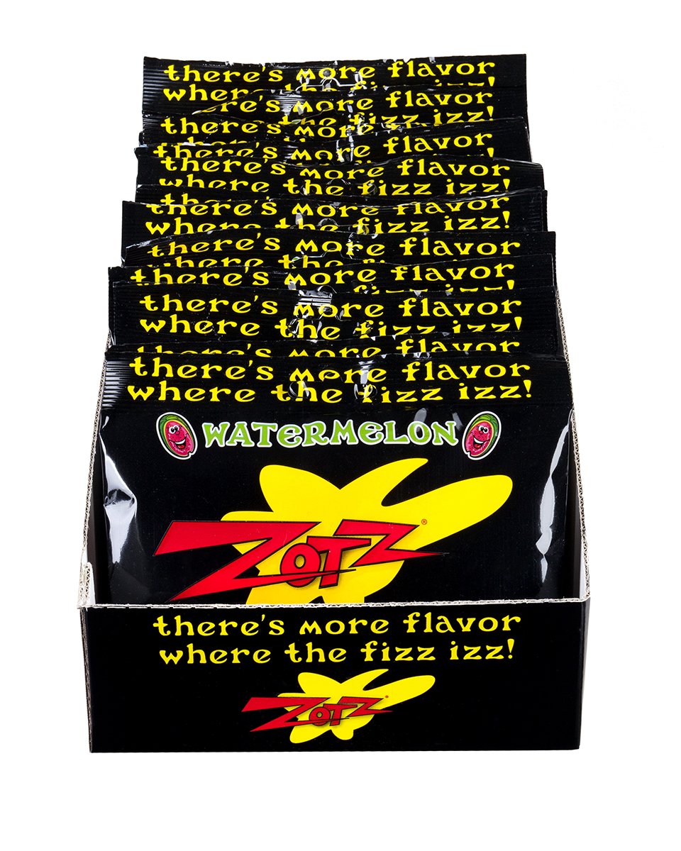 Zotz Fizzy Candy Bag, Assorted Flavors, 100 Count Bag