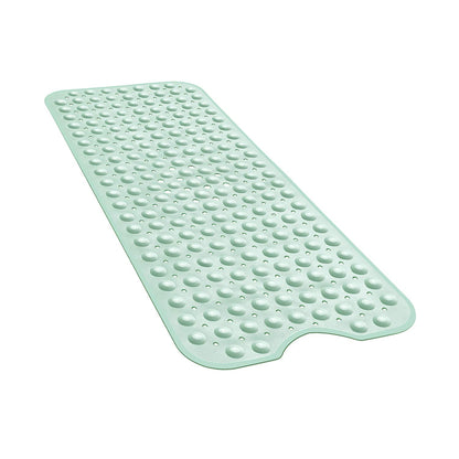 YINENN Bath Tub Shower Safety Mat 40 x 16 Inch Non-Slip and Extra Large, Bathtub Mat with Suction Cups, Machine Washable Bathroom Mats with Drain Holes, Clear