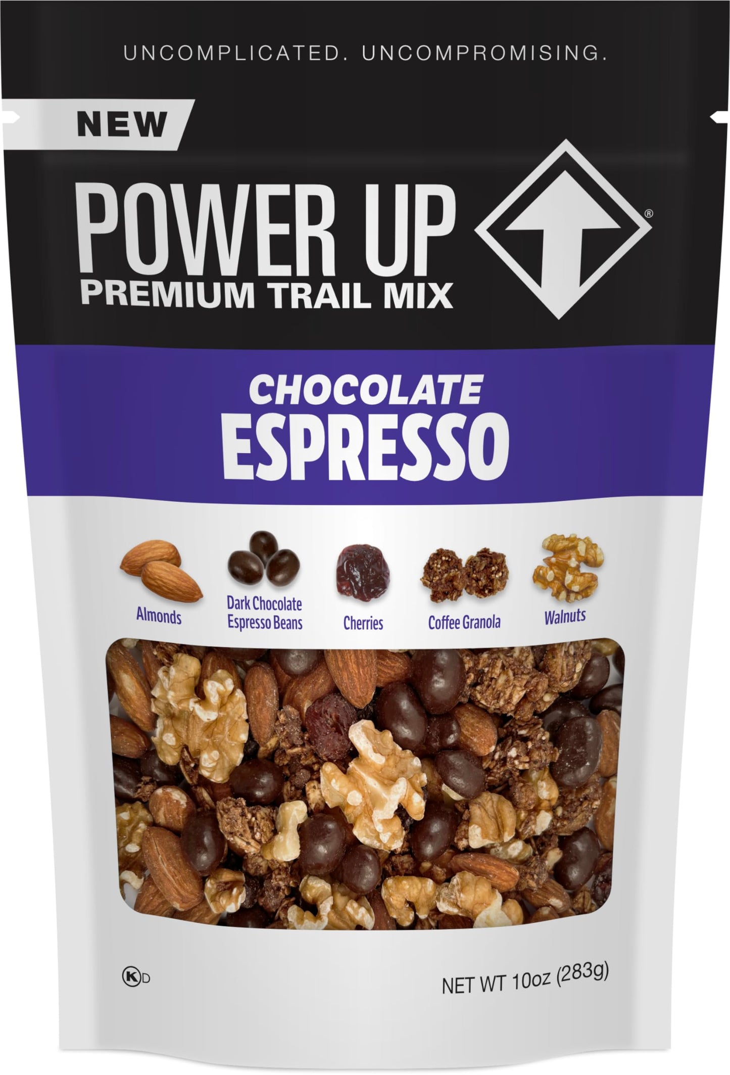 Power Up Trail Mix, Mega Omega Trail Mix, Non-GMO, Vegan, Gluten Free, No Artificial Ingredients, Gourmet Nut, 14 Ounce Bag