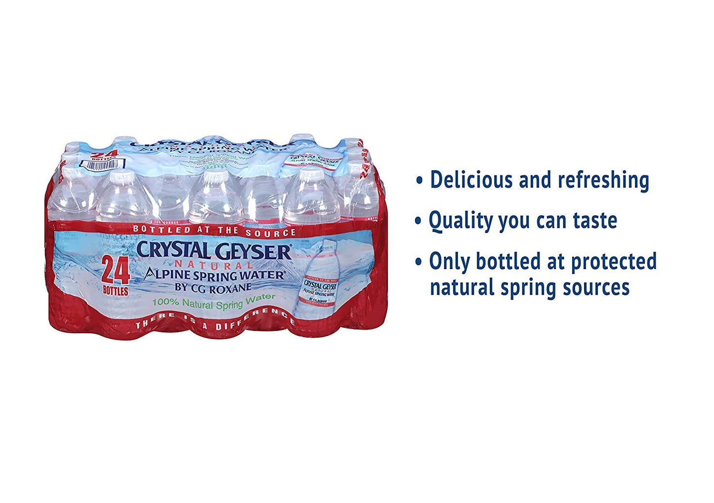 Alpine Spring Water,16.9 Fl Oz (Pack of 35),Bottled at the Source (075140350018)