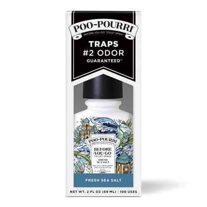 Poo-Pourri Before-You-Go Toilet Spray, Beach Bum, 1 Fl Oz Pocket Travel Size - Coconut, Orchid and Toasted Praline