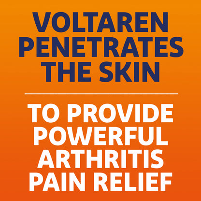 Voltaren Arthritis Pain Gel for Powerful Topical Arthritis Pain Relief - NEW Easy Open Cap - 100 g x 2