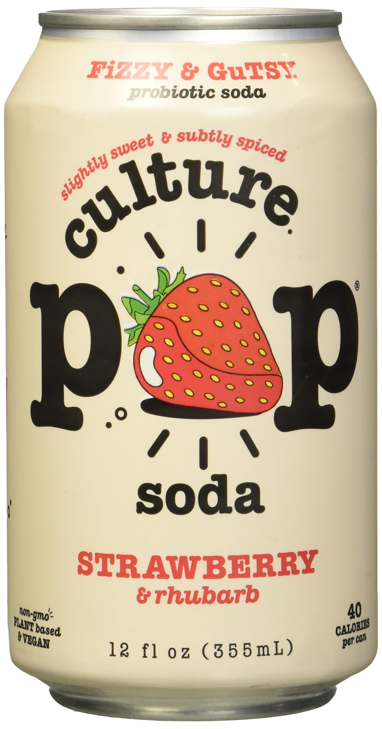 Culture Pop Soda Orange Mango Soda, 12 FZ