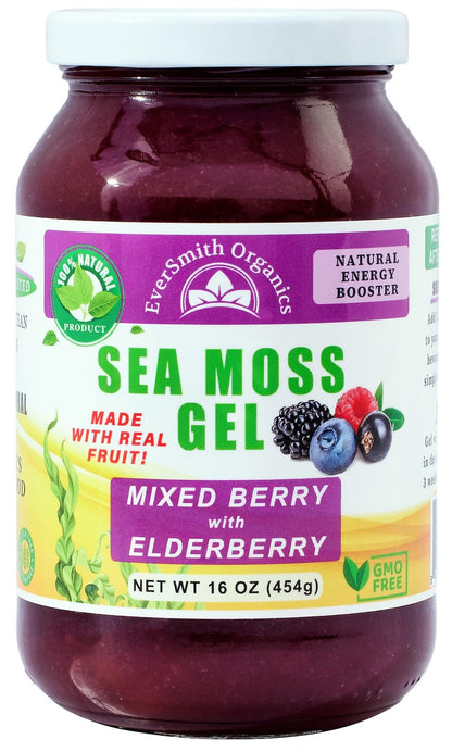 Wildcrafted Irish Sea Moss Gel | Made in USA | Rich in Vitamins & Minerals | Sea Moss Gel Organic Raw | Nutritional Supplement | Mango Pineapple (16 oz)