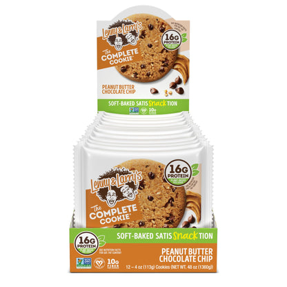 Lenny & Larry's The Complete Cookie, White Chocolate Flavored Macadamia, Soft Baked, 16g Plant Protein, Vegan, Non-GMO, 4 Ounce Cookie (Pack of 12)