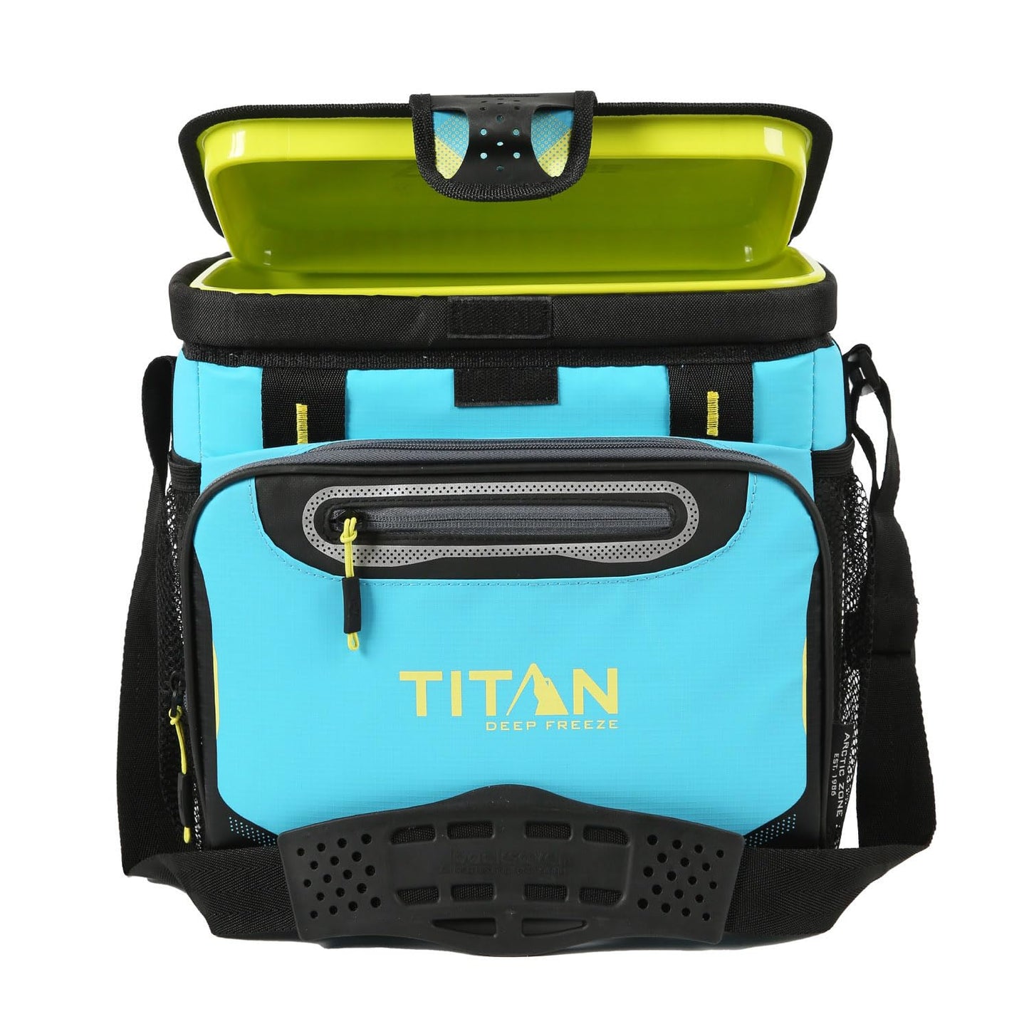 Titan Deep Freeze Cooler Zipperless Hardbody Cooler - Deep Freeze Insulation, HardBody Liner, and SmartShelf