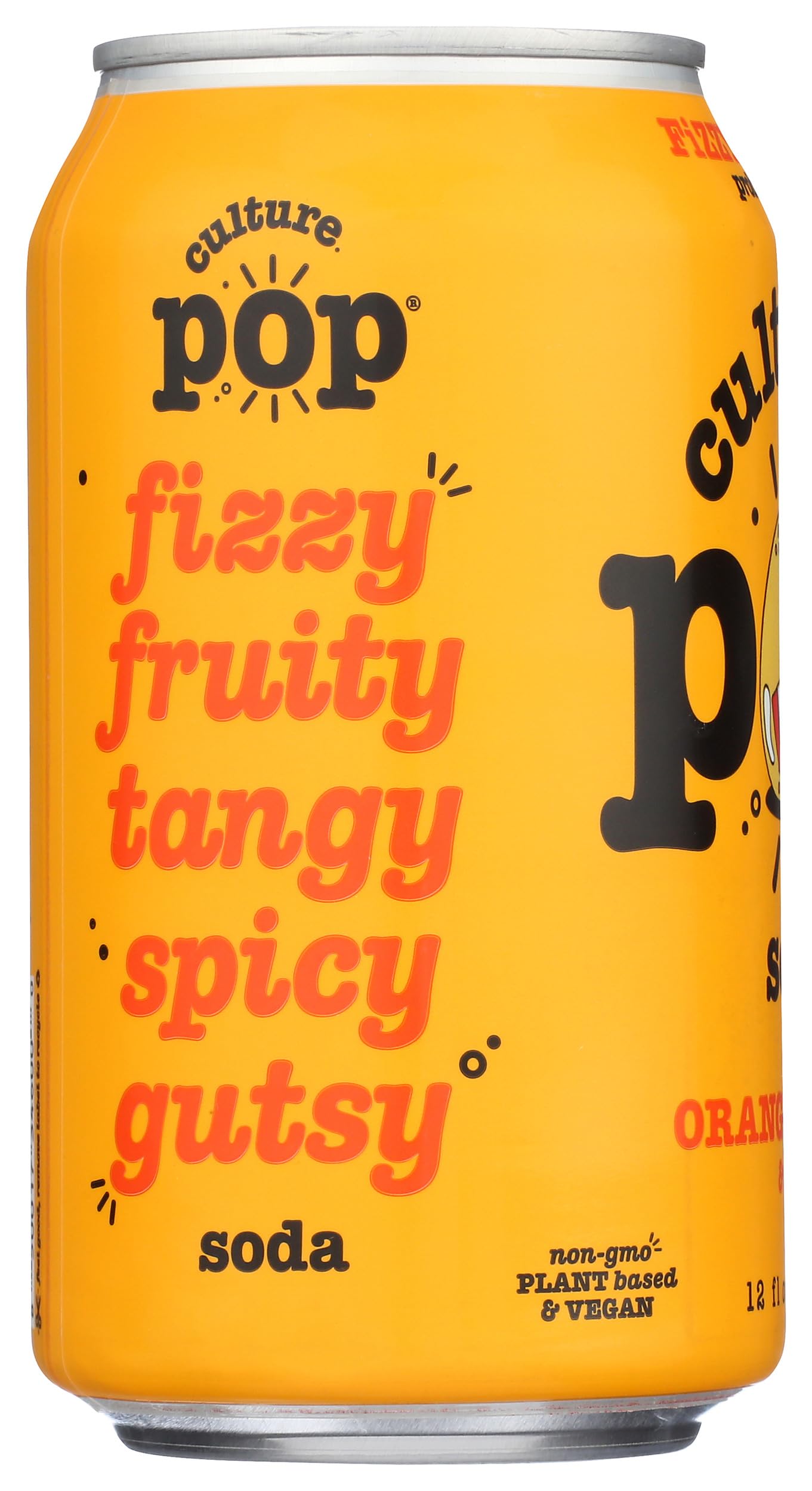 Culture Pop Soda Orange Mango Soda, 12 FZ