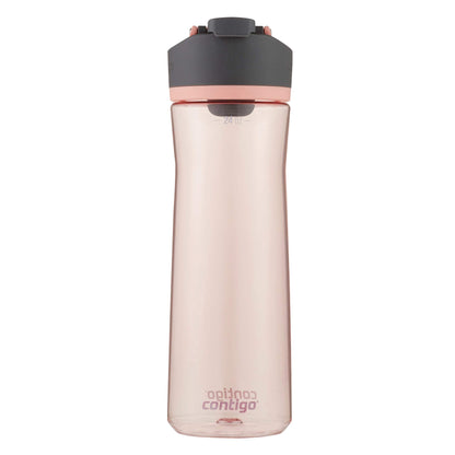 Contigo AUTOSEAL Cortland 24oz Water Bottle, BPA-Free Plastic, Spill, Leak-Proof Lid, and Carry Handle, Dishwasher Safe, Spirulina, 24 Ounce (Pack of 1)