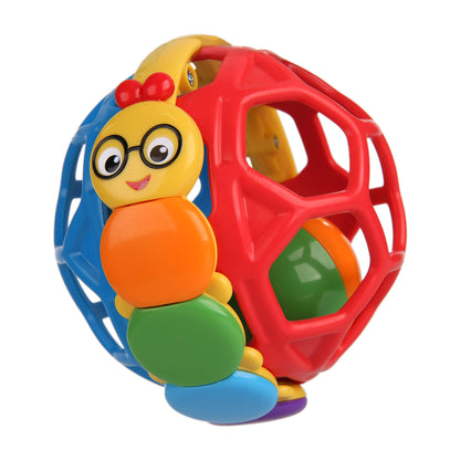 Baby Einstein Outstanding Opus The Octopus Sensory Rattle & Teether Multi-Use Toy, BPA Free & Chillable, 3 Months & up, Multicolored