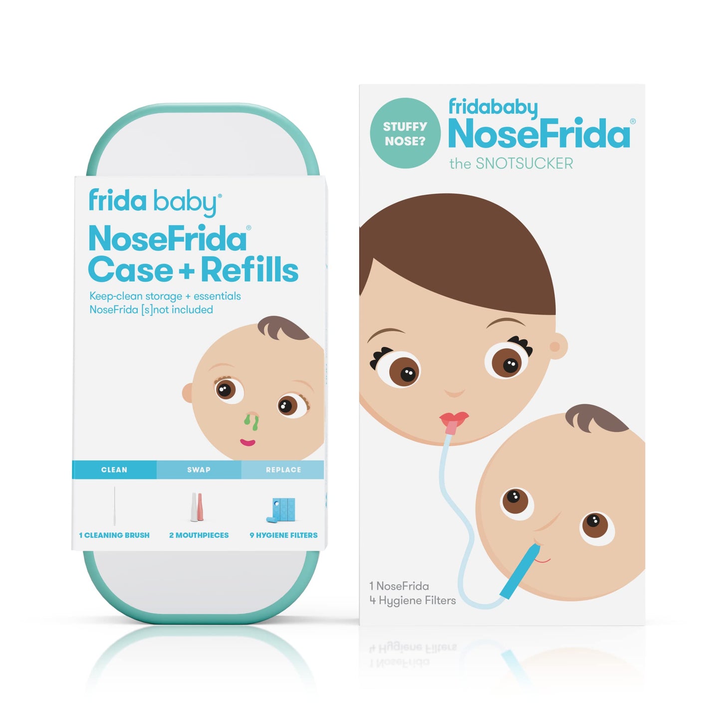 Frida Baby NoseFrida SnotSucker Nasal Aspirator for Baby, Baby Nose Sucker