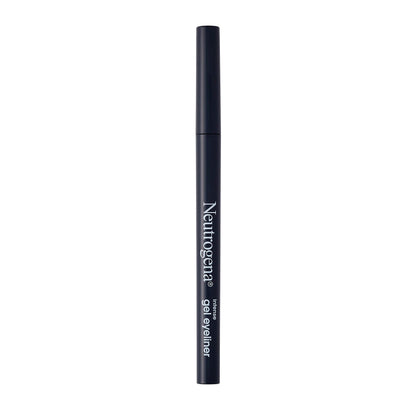 Neutrogena Intense Gel Eyeliner with Antioxidant Vitamin E, Smudge- & Water-Resistant Eyeliner Makeup for Precision Application, Jet Black, 0.004 oz