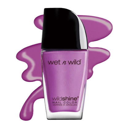 wet n wild Wild Shine Nail Polish, Teal Blue Be More Pacific, Nail Color