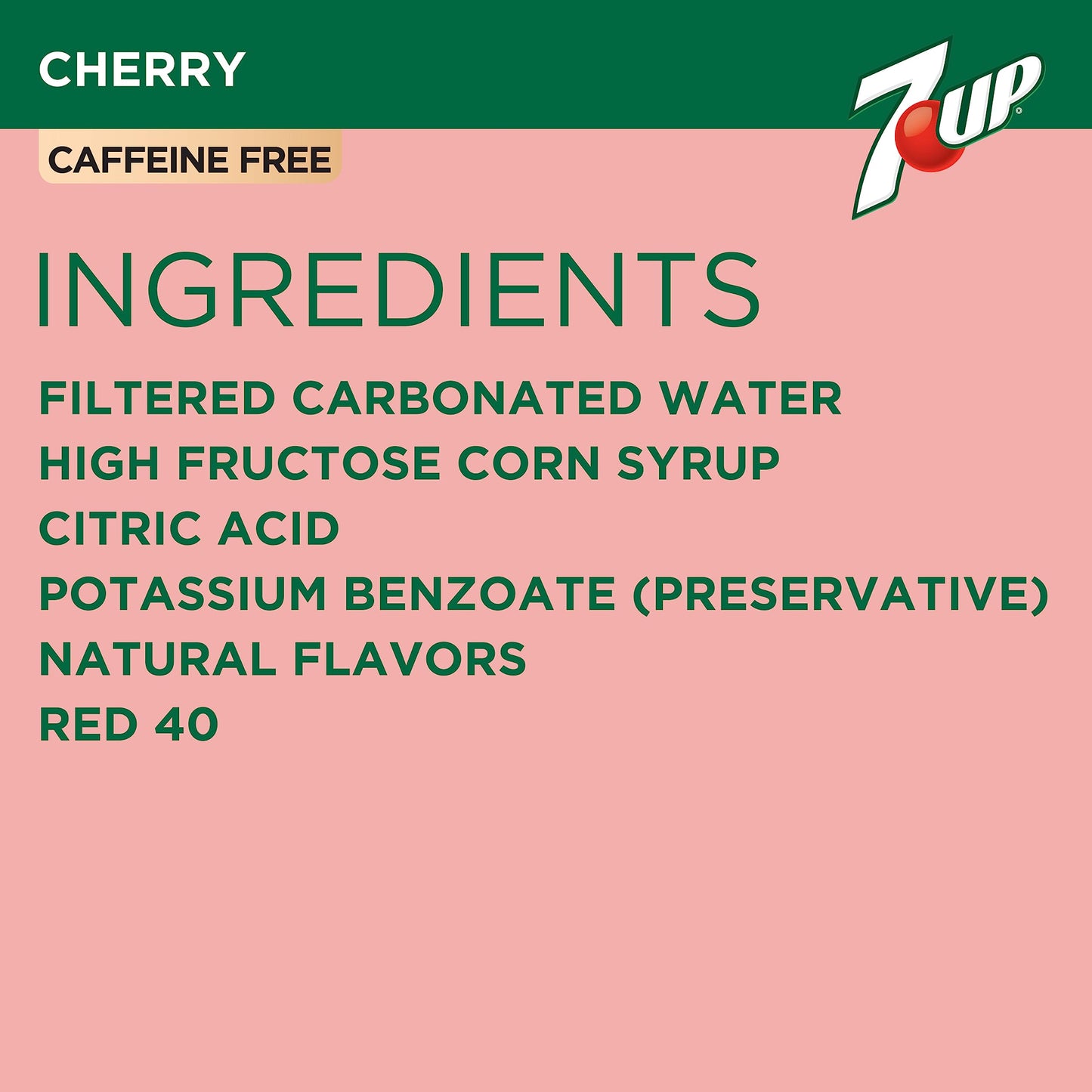 7UP Cherry Zero Sugar Soda, 12 fl oz cans (Pack of 12)