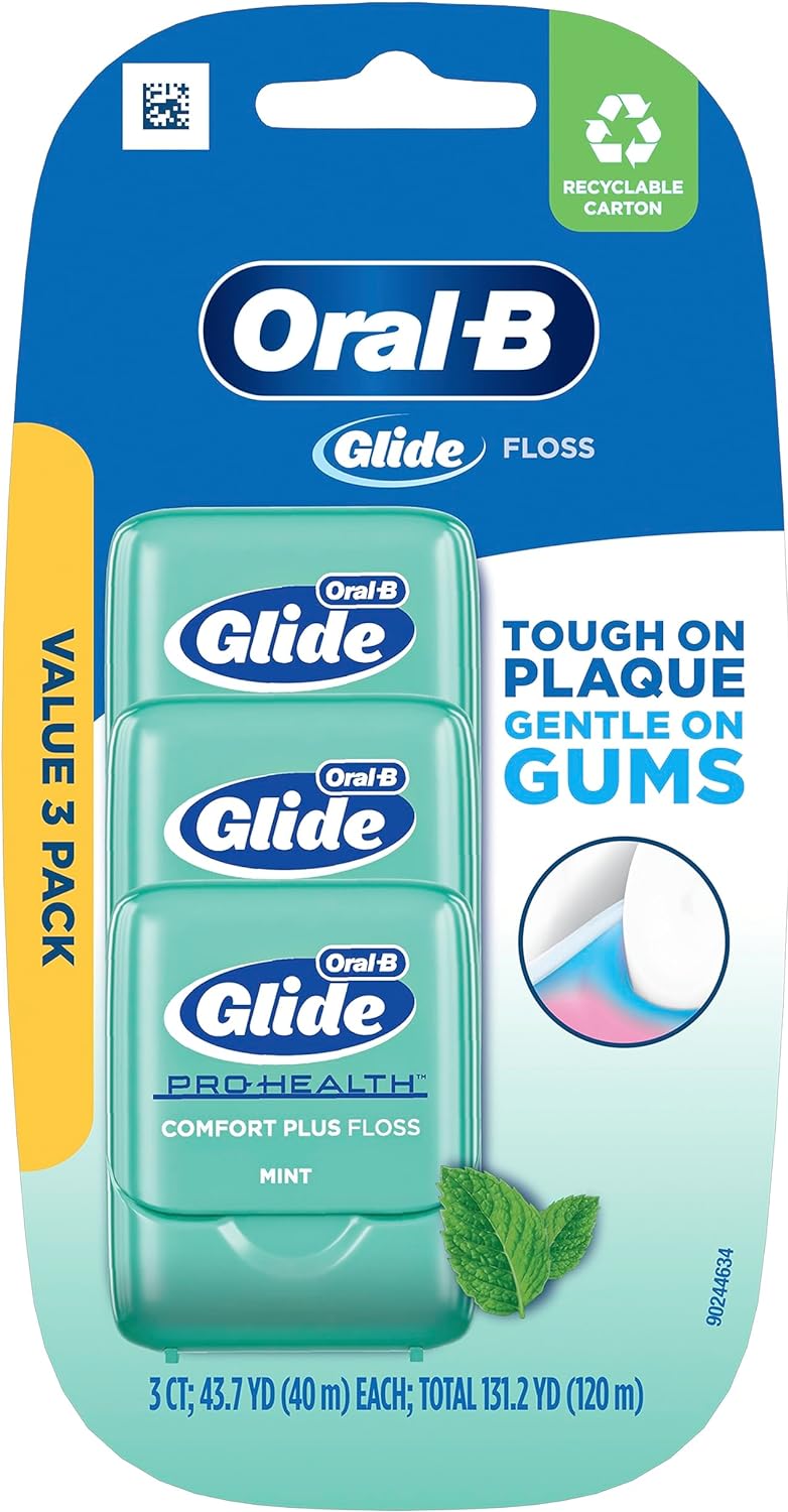 Oral-B Glide Pro-Health Comfort Plus Dental Floss, Mint