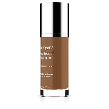 Neutrogena Hydro Boost Hydrating Tint with Hyaluronic Acid, Lightweight Water Gel Formula, Moisturizing, Oil-Free & Non-Comedogenic Liquid Foundation Makeup, 20 Natural Ivory, 1.0 fl. oz