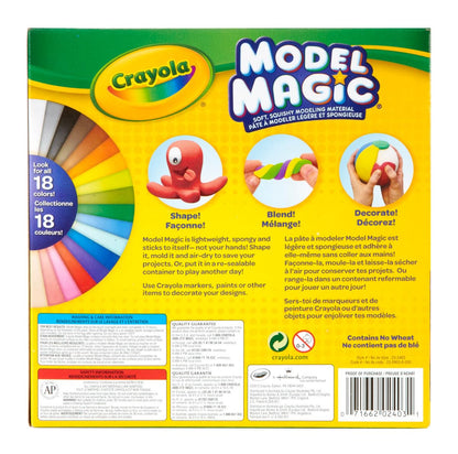 Crayola Model Magic Deluxe Variety Pack (14 Packs), Kids Air Dry Clay, Modeling Clay Alternative, Kids Craft Supplies, 7oz