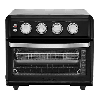 Cuisinart Air Fryer + Convection Toaster Oven, 8-1 Oven with Bake, Grill, Broil & Warm Options, Stainless Steel, TOA-70