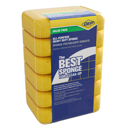 QEP 7-1/2" x 5-1/2" Extra Large Grouting, Cleaning and Washing Sponge 3 Count (Pack of 1)