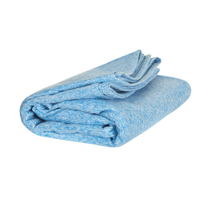 Dock & Bay Beach Towel - Quick Dry, Sand Free - Compact, Lightweight - 100% Recycled - includes Bag - Cabana - Bondi Blue - Extra Large (200x90cm, 78x35)