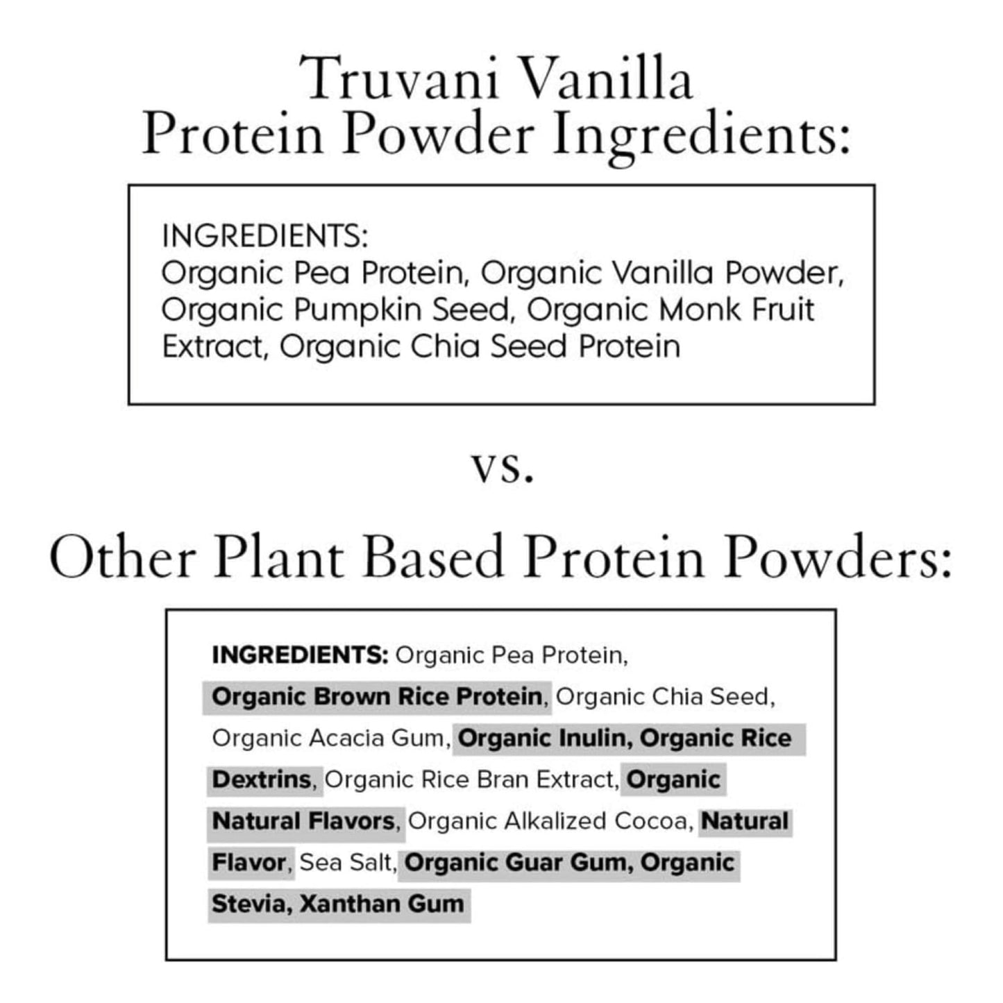 Truvani Vegan Pea Protein Powder | Banana Cinnamon | 20g Organic Plant Based Protein | 1 Serving | Keto | Gluten & Dairy Free | Low Carb | No Added Sugar