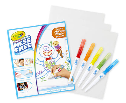 Crayola Color Wonder Mess Free Fingerprint Ink Painting Activity Set, Finger Painting Alternative, Toddler Coloring, Gift, 3+