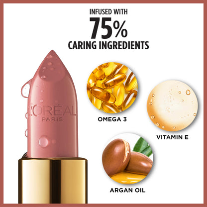 L’Oréal Paris Colour Riche Original Creamy, Hydrating Satin Lipstick with Argan Oil and Vitamin E, Maison Marais , 1 Count