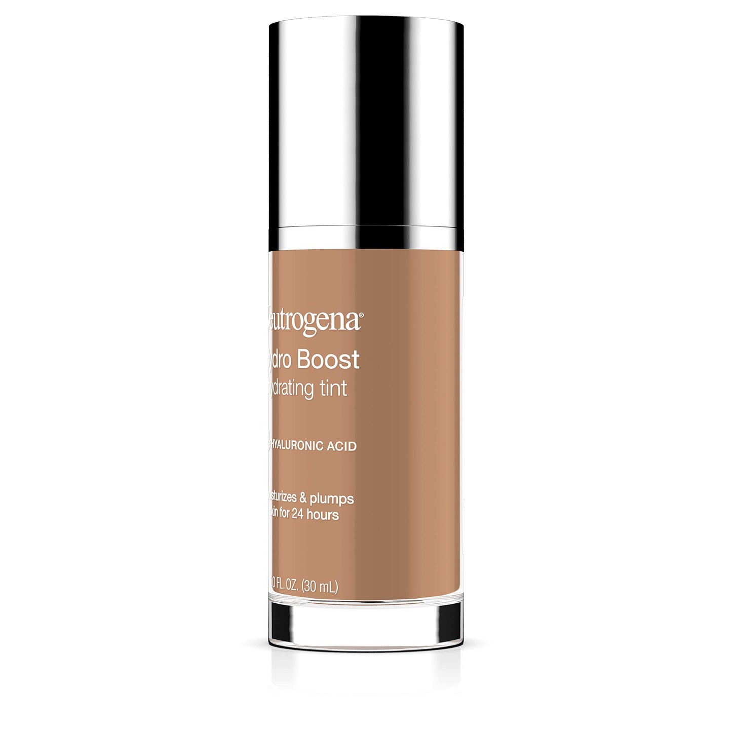 Neutrogena Hydro Boost Hydrating Tint with Hyaluronic Acid, Lightweight Water Gel Formula, Moisturizing, Oil-Free & Non-Comedogenic Liquid Foundation Makeup, 20 Natural Ivory, 1.0 fl. oz