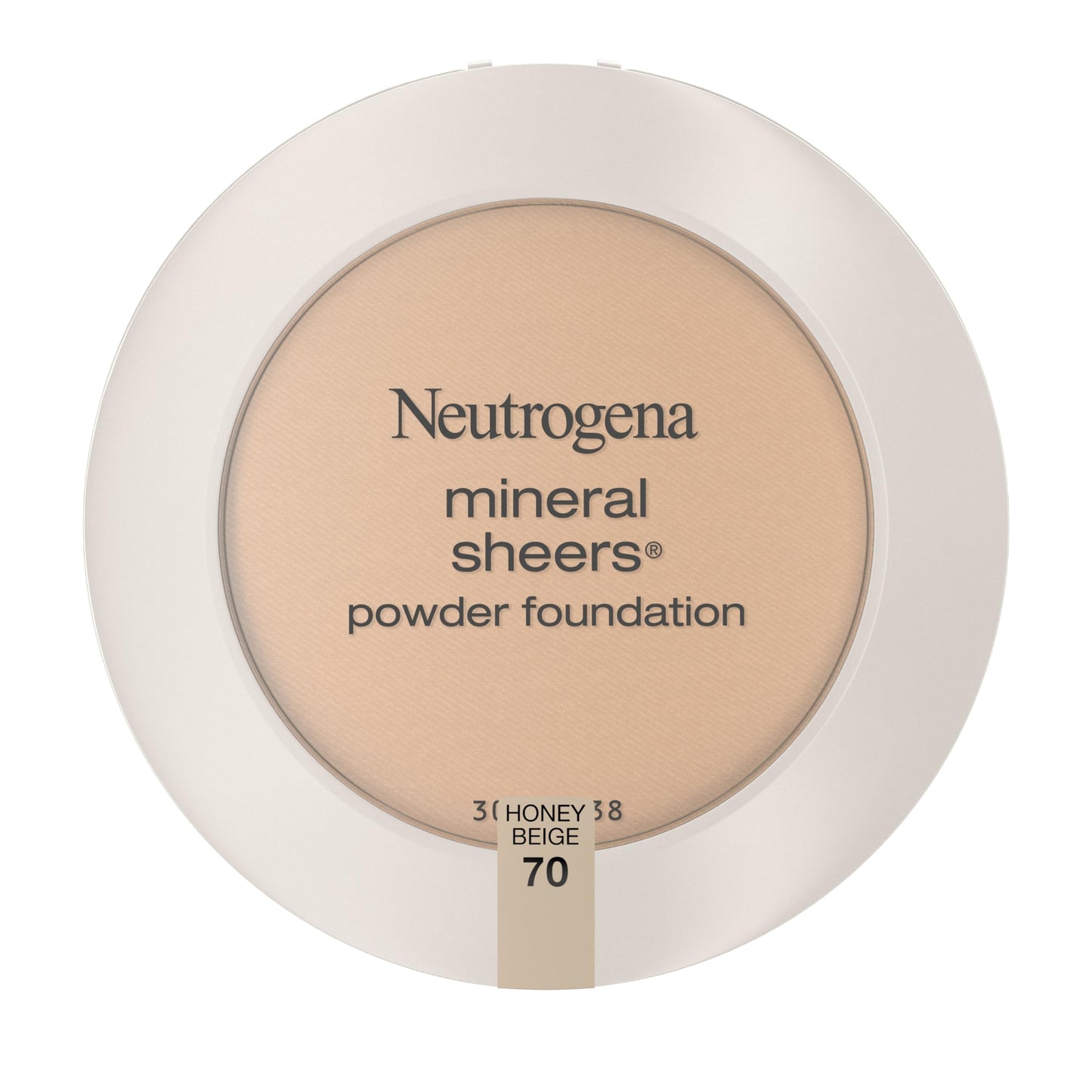 Neutrogena Mineral Sheers Compact Powder Foundation, Lightweight & Oil-Free Mineral Foundation, Fragrance-Free, Nude 40,.34 oz