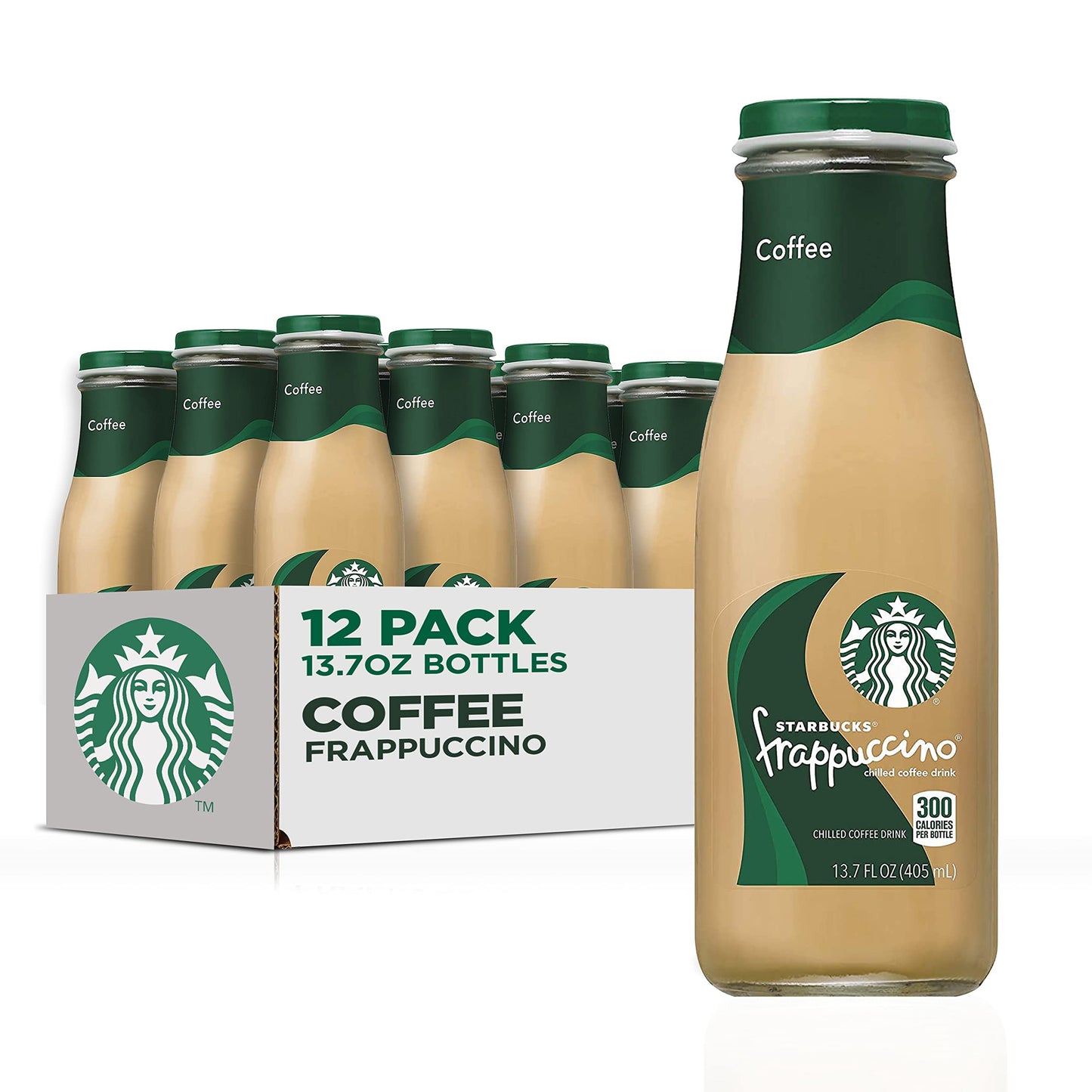 Starbucks Frappuccino Coffee Drink, Mocha, 13.7 fl oz Bottles (12 Pack)