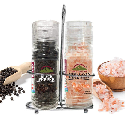 Himalayan Chef Pink Himalayan Salt Coarse Grain, Plastic Jar - 5 lbs. For Refill Grinders