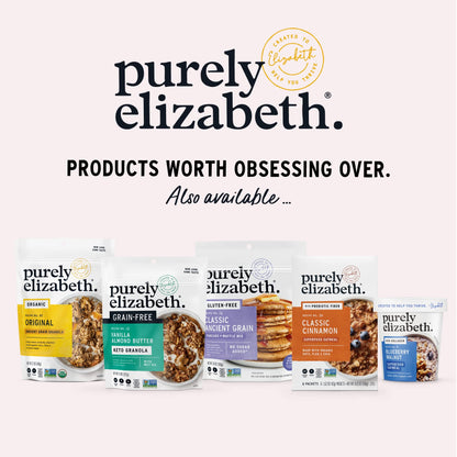 Purely Elizabeth Organic Original, Ancient Grain Granola, Gluten-Free, Non-GMO (3 Ct, 12oz Bags)