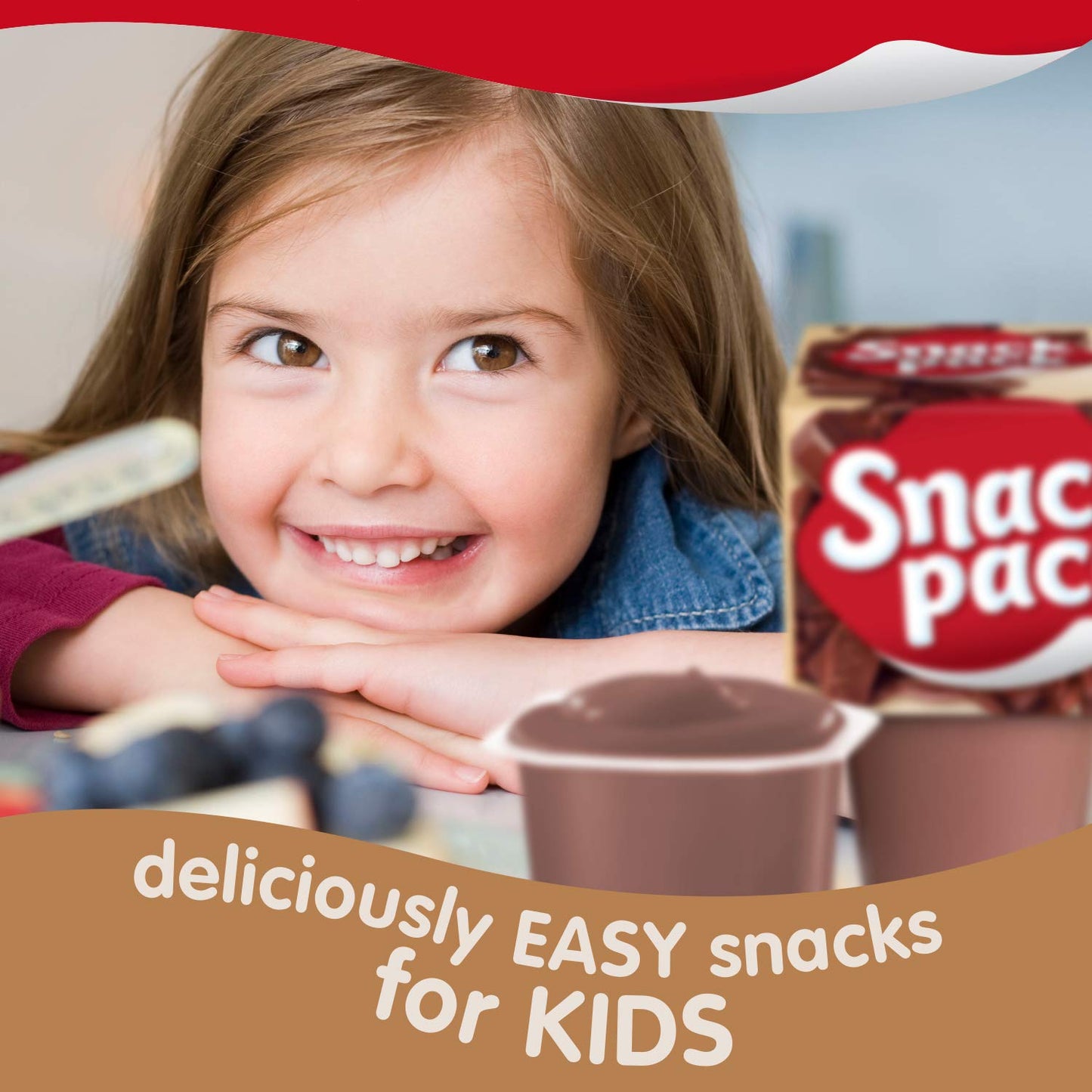 Snack Pack Chocolate Pudding, 4 Count Pudding Cups