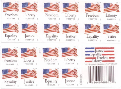 20 Forever Stamps SC#5845-5848 awareness vinyl for USPS MNH V