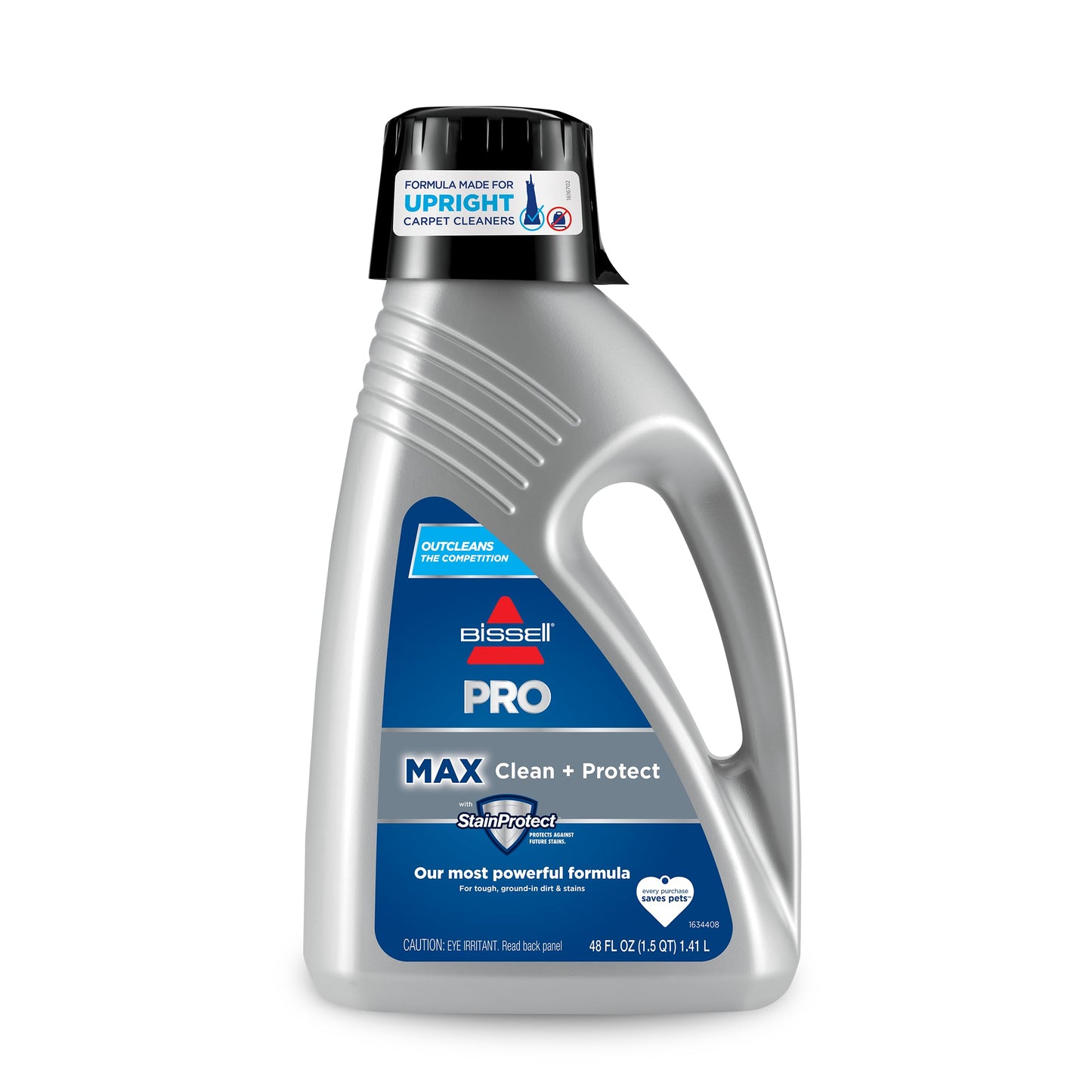 Bissell 78H63 Deep Clean Pro 4X Deep Cleaning Concentrated Carpet Shampoo, 48 ounces - Silver