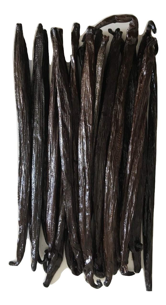 50 Organic Grade A Madagascar Vanilla Beans. Certified USDA Organic for Extract and all things Vanilla by FITNCLEAN VANILLA. ~5" Bulk Fresh Bourbon NON-GMO Pods.