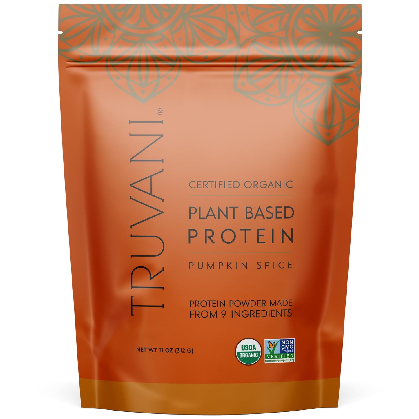 Truvani Vegan Pea Protein Powder | Banana Cinnamon | 20g Organic Plant Based Protein | 1 Serving | Keto | Gluten & Dairy Free | Low Carb | No Added Sugar