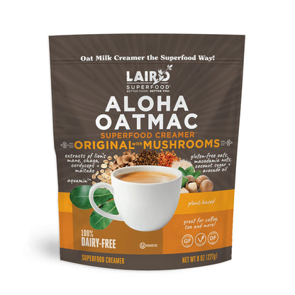 Laird Superfood Non-Dairy Superfood Creamer - Coconut Powder Coffee Creamer - Sweet & Creamy - Gluten Free, Non-GMO, Vegan - 16 oz. Bag, Pack of 1