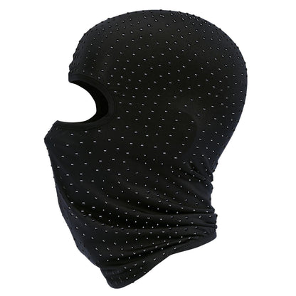 Fuinloth Balaclava Face Mask, Summer Cooling Neck Gaiter, UV Protector Motorcycle Ski Scarf for Men/Women