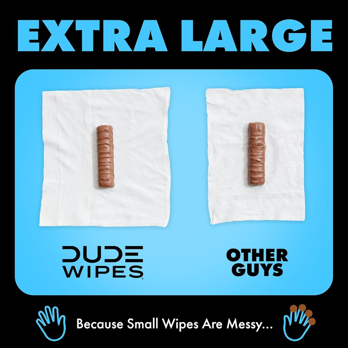 DUDE Wipes - Flushable Wipes - Unscented 8 Pack + Mint Travel Pack, 402 Wipes - Extra Large Dispenser Wet Wipes with Vitamin E & Aloe For Men - Septic and Sewer Safe