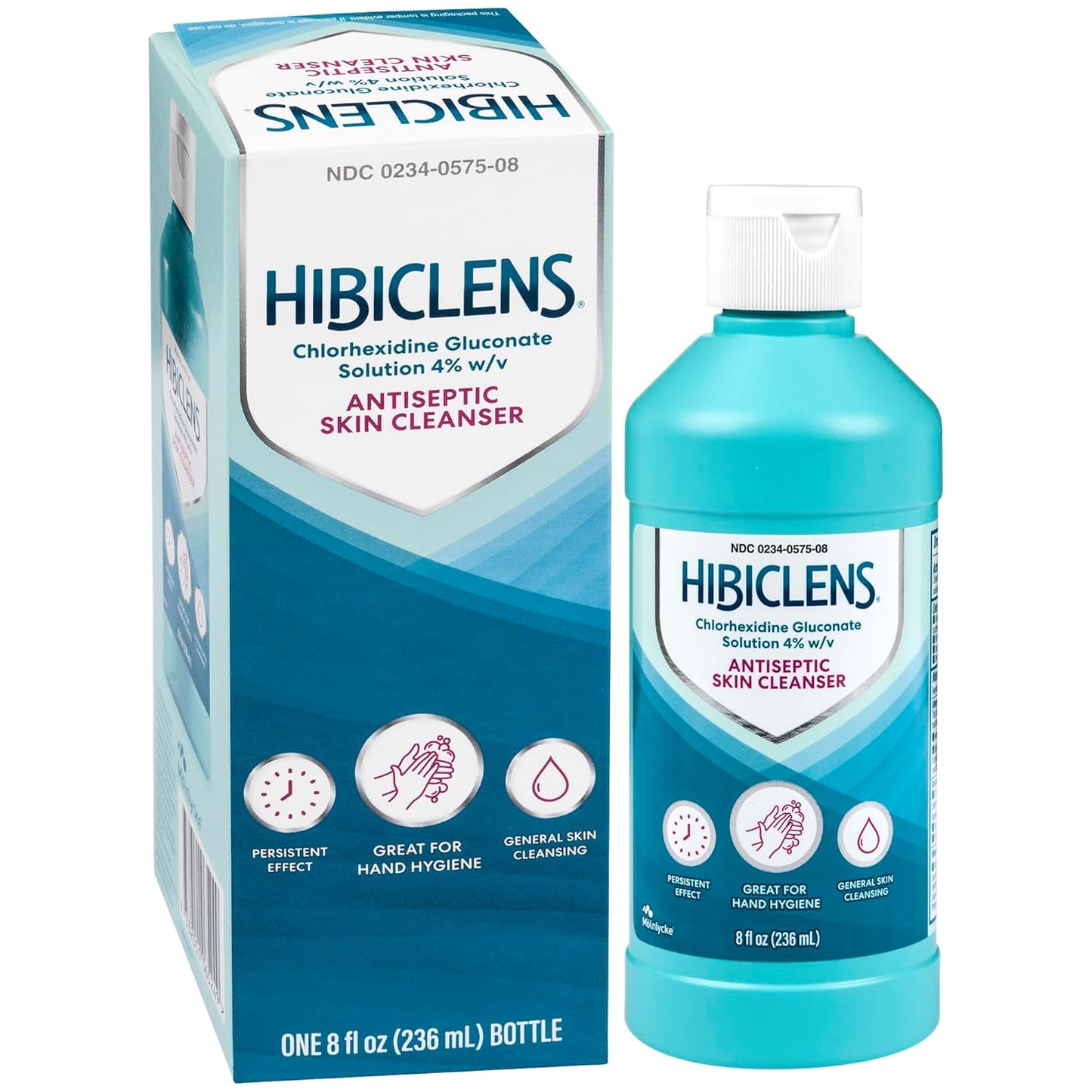 Hibiclens â€“ Antimicrobial, Antiseptic Soap and Skin Cleanser 8oz for Home Hospital 4% CHG