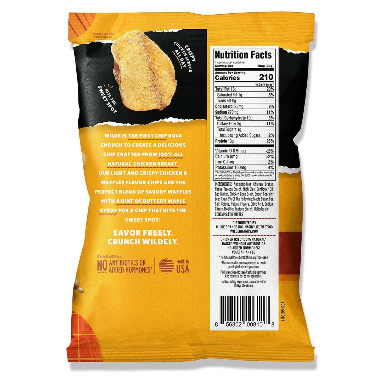 WILDE Spicy Protein Chips Variety Pack, Buffalo, Spicy Queso, Nashville Hot, Thin and Crispy, Protein Snack, Keto Chips, Made with Real Ingredients, 1.34oz Bags (Pack of 12)…